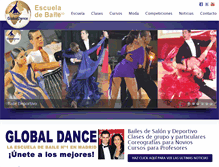 Tablet Screenshot of globaldance.es